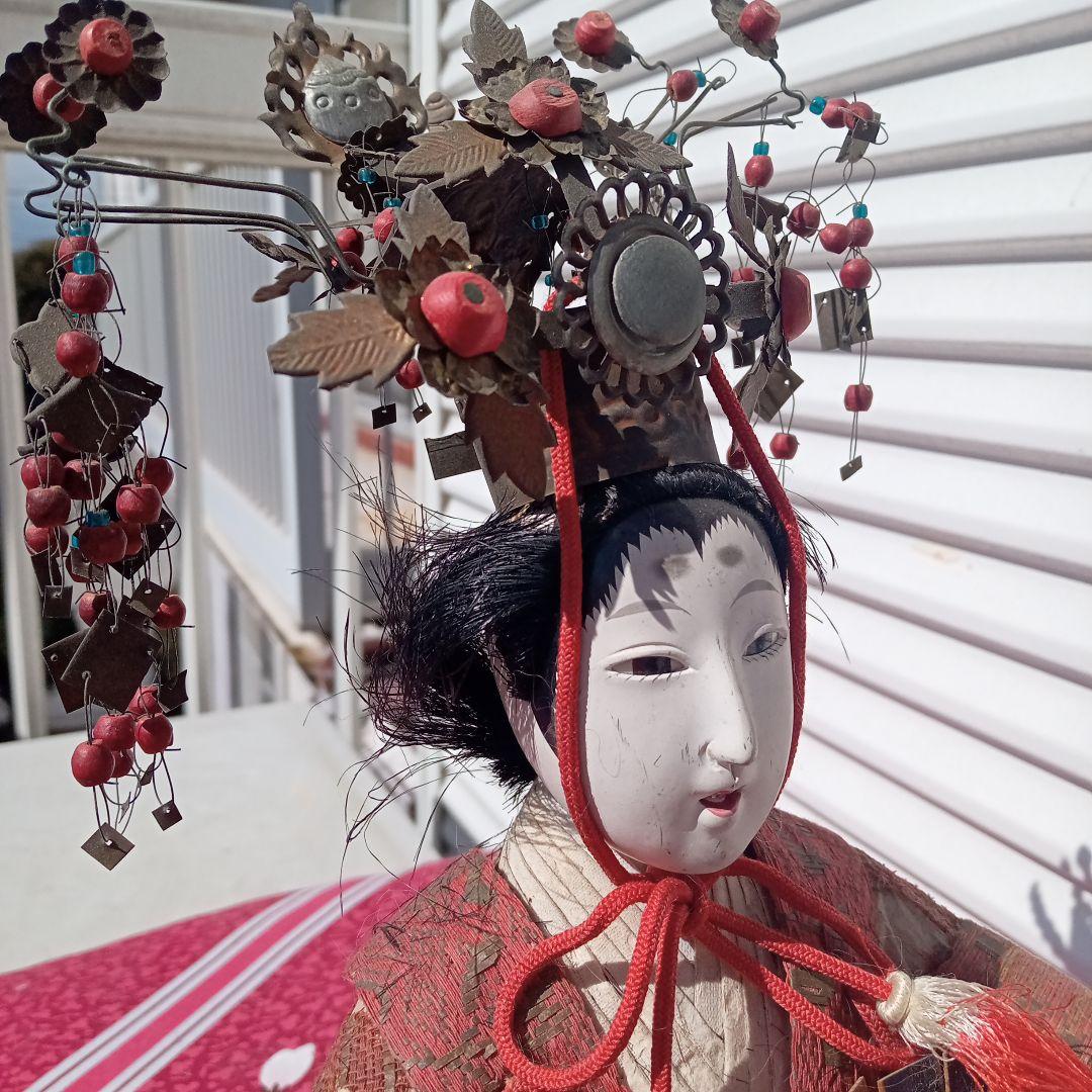 アンティーク １００年　古今雛 明治〜大正期　親王飾り時代大型お雛様