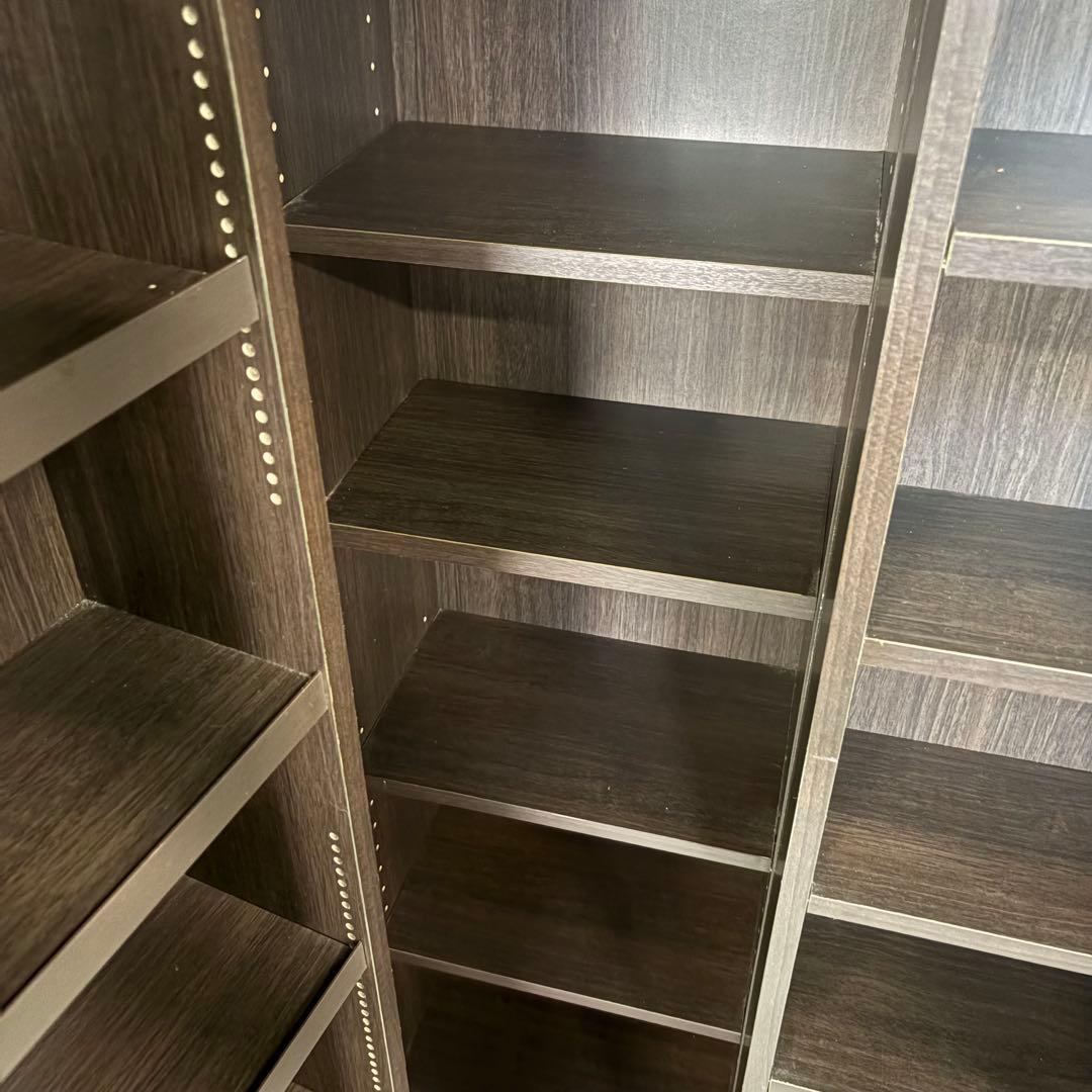 梱包発送たのメル便　プラス スライド書棚 80 アイランド