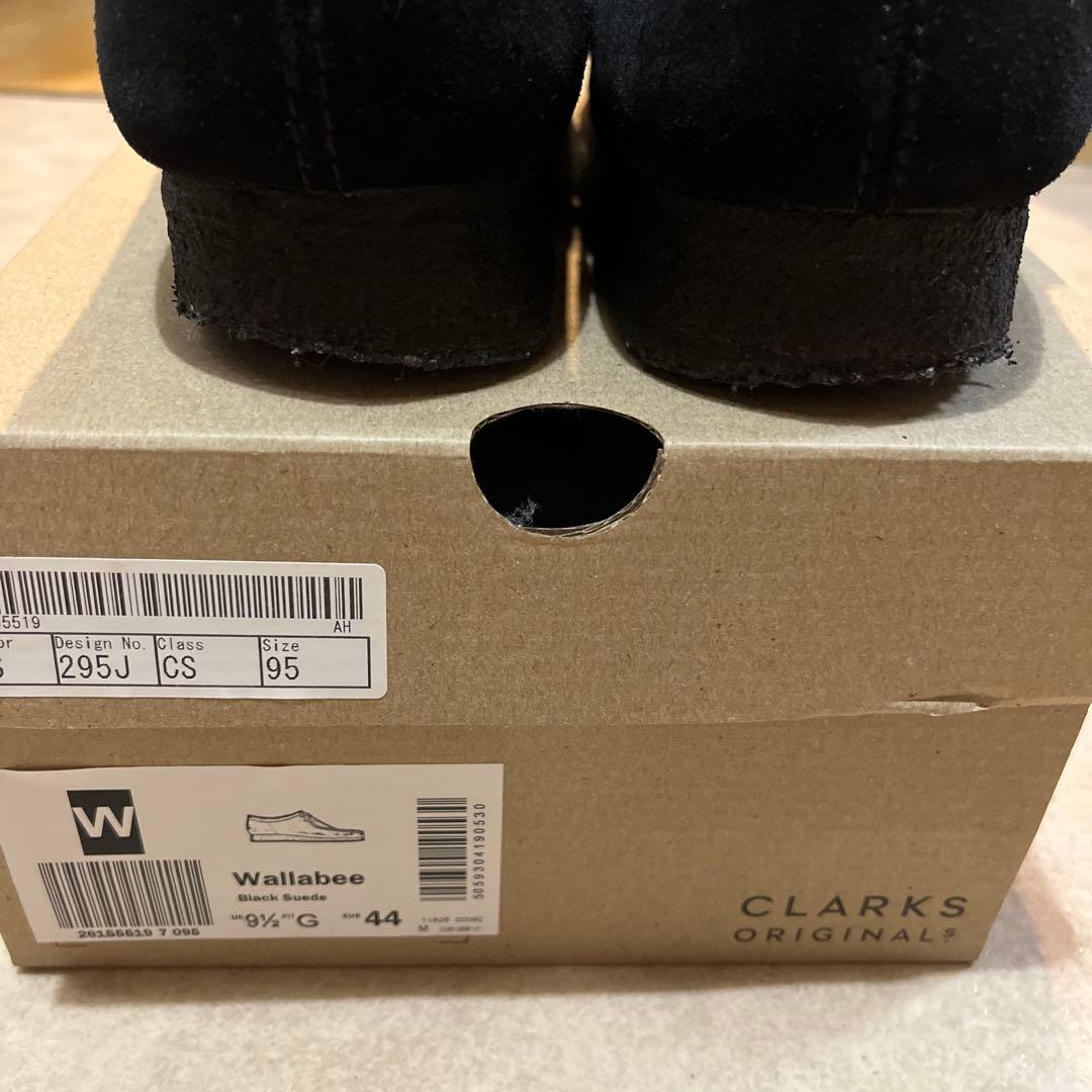 クラークス　オリジナルズ　ワラビー　ブラック　黒　27.5 スエード UK9.5