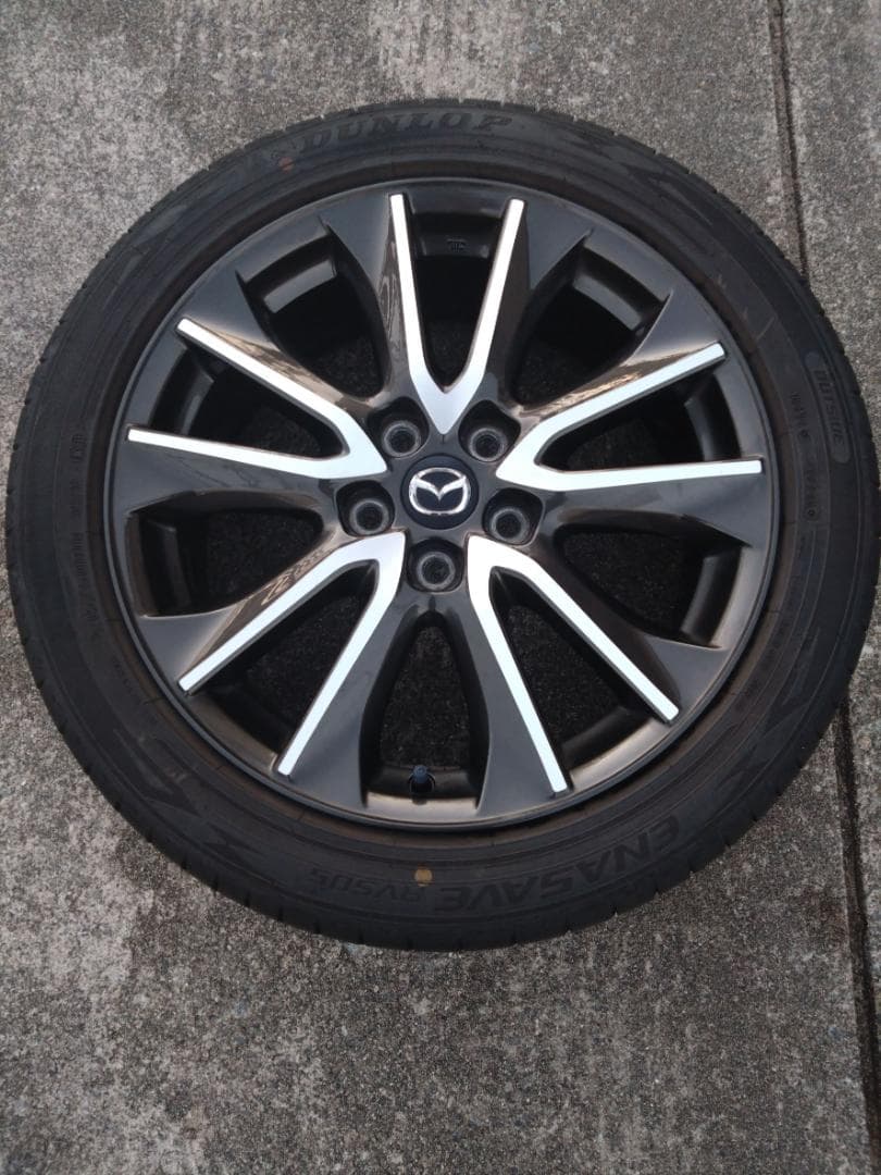 【マツダ CX-3 純正 18インチ ホイール4本＋タイヤ付】215/50R18