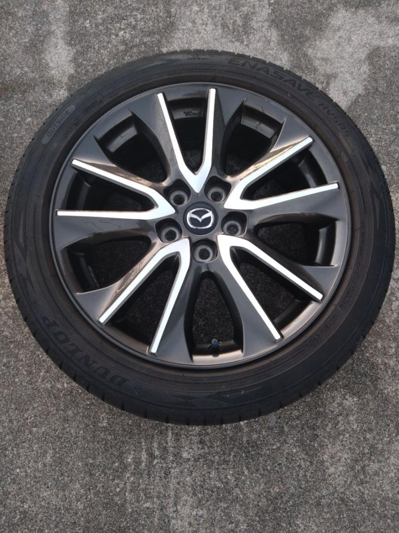 【マツダ CX-3 純正 18インチ ホイール4本＋タイヤ付】215/50R18