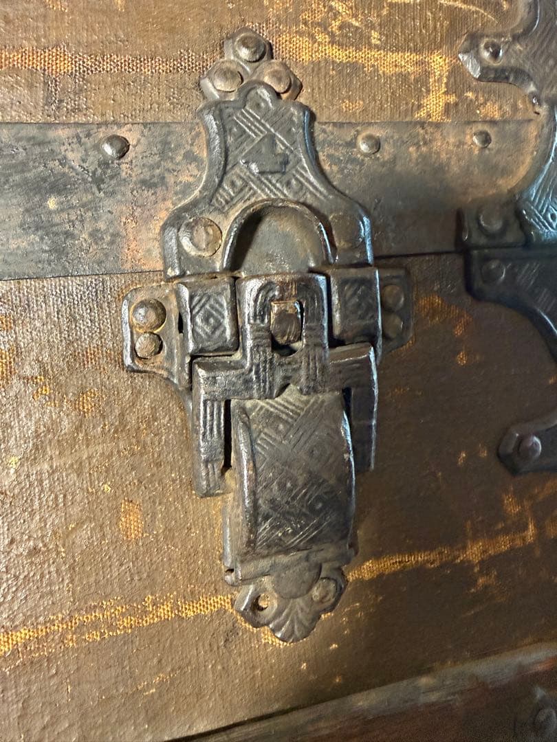 19世紀 O.A.TAYLOR製 スチーマートランク 特大 1880s 鍵なし