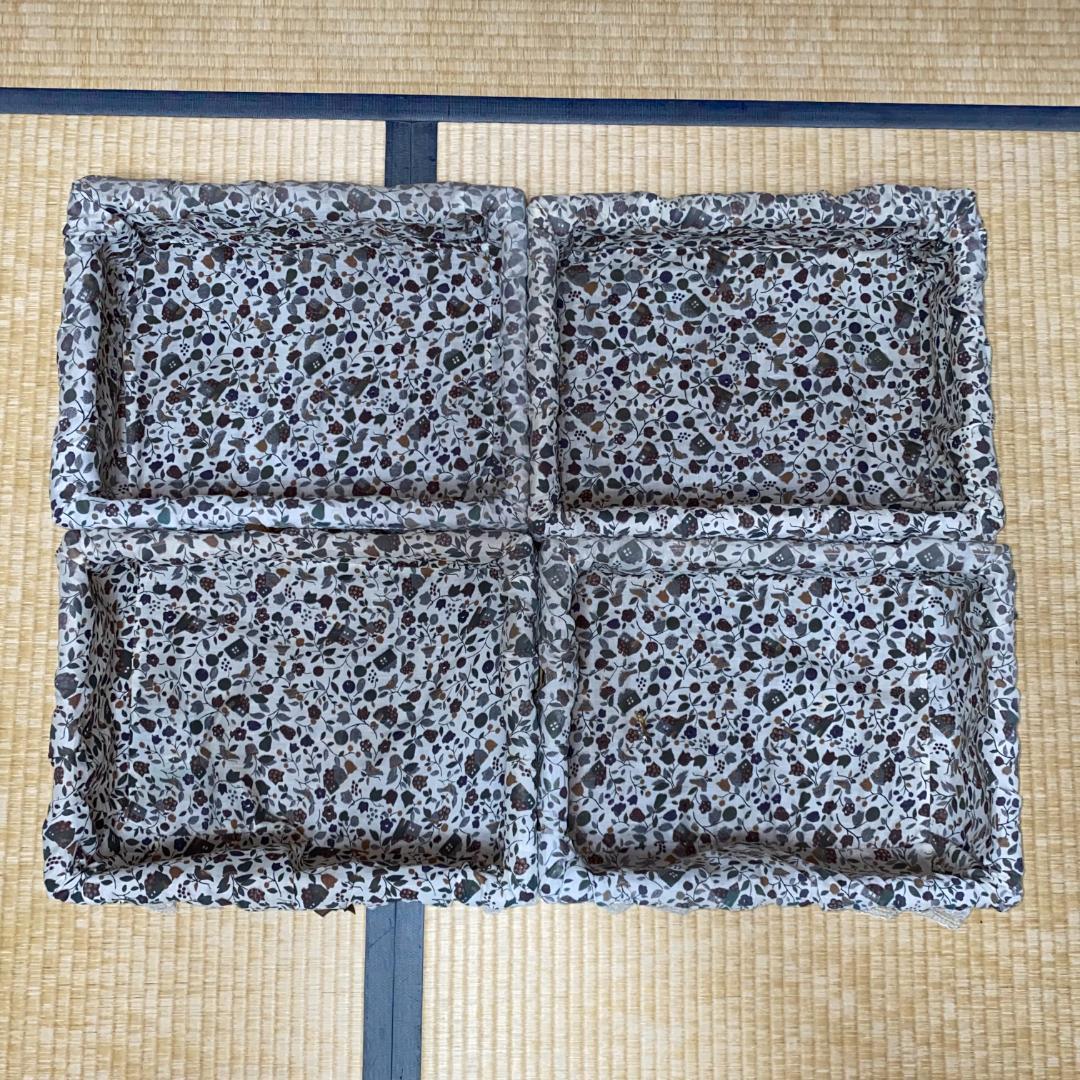 ラタン 籐 棚 チェスト 4段 籠 W50cm D35.5cm H102cm