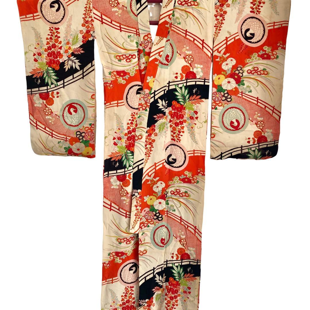 セミアンティーク　女の子　子供着物