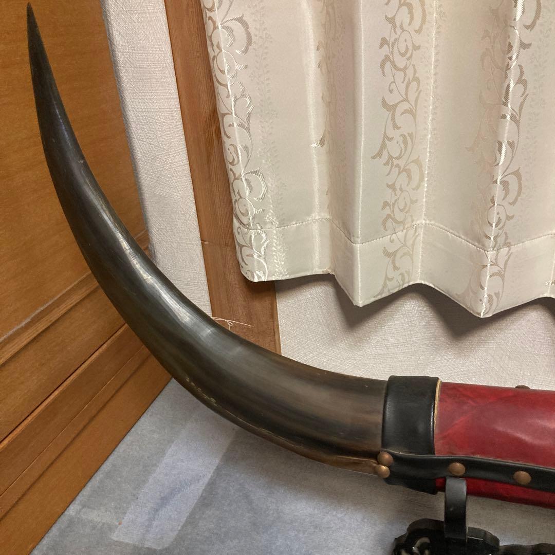 水牛の角　インテリア置物