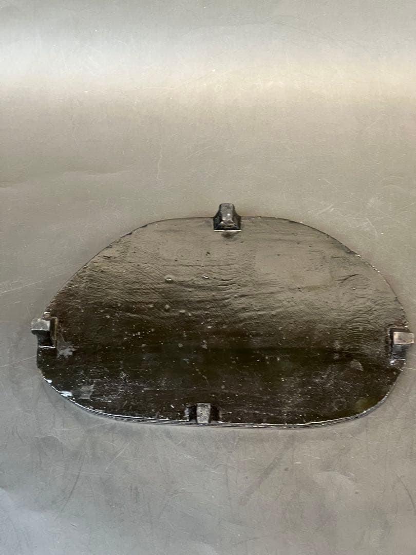 ［美品］翡翠亀　横19cm台付き　送料込み