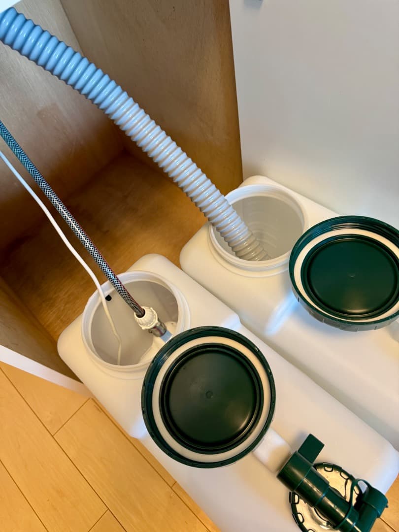 【まさき】美品 おく洗 簡易手洗いユニットサロン美容室タンク2個新品です!