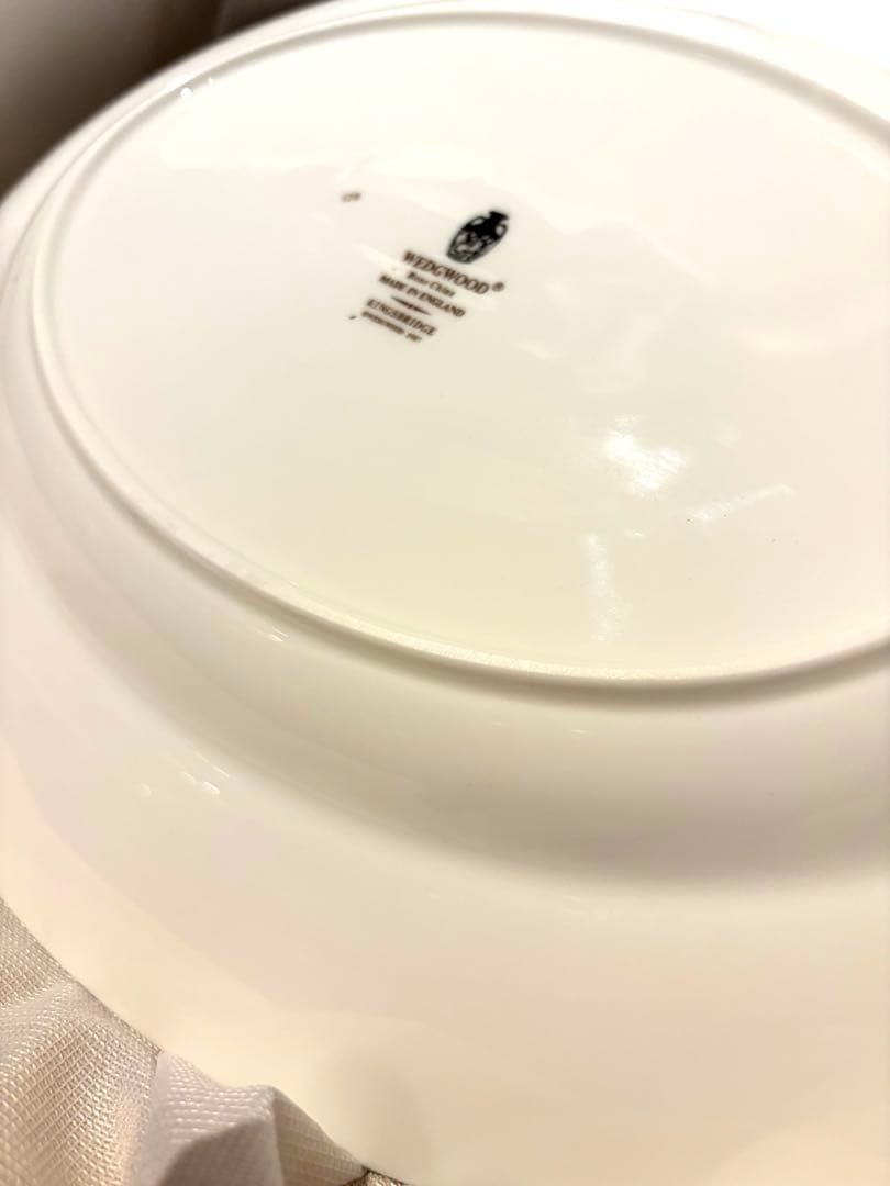 未使用英国ハロッズ購入パーティー大皿ウェッジウッド英国製　X'mas