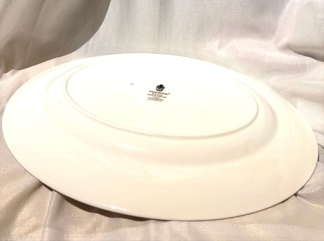 未使用英国ハロッズ購入パーティー大皿ウェッジウッド英国製　X'mas