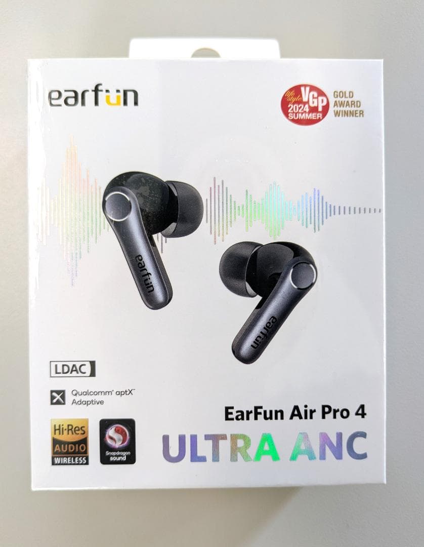 【新品・未開梱】EarFun Air Pro 4 ワイヤレスイヤホン ブラック