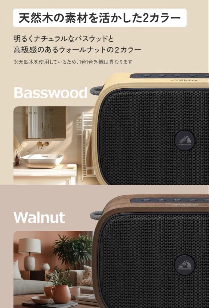 JVCケンウッド Victor SP-WS04BT-C スピーカー ワイヤレス