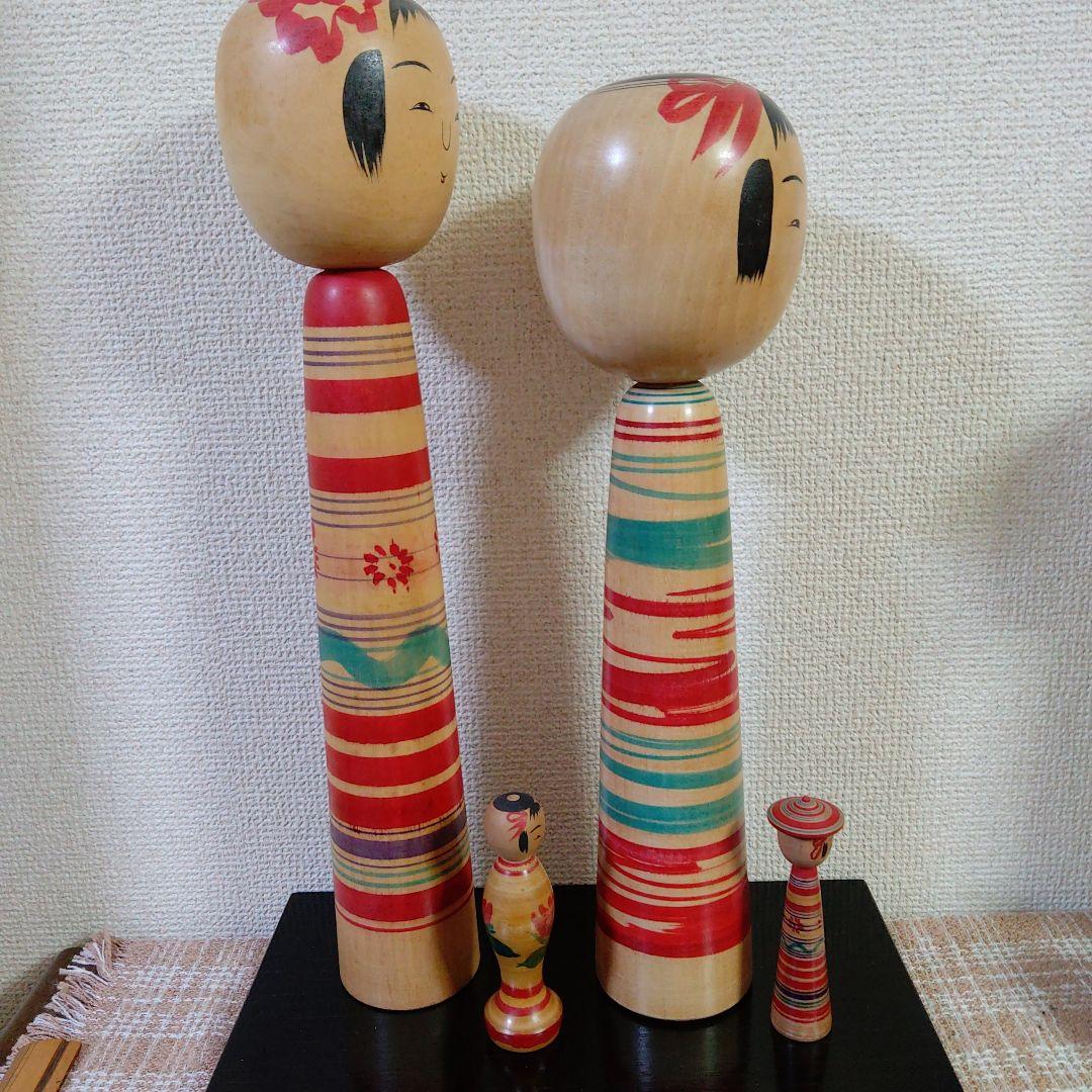 伝統こけし 土湯系 チビタン付き 特別set