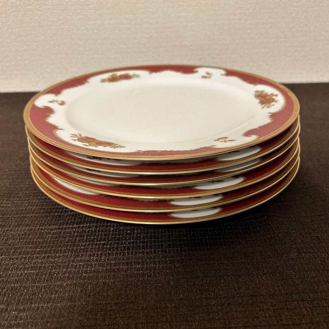 大倉陶園　リミテッドエディション　金蝕マロン　ディナープレート　26cm