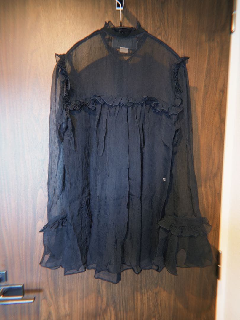 GUCCI シースルー　ブラウス　リボン