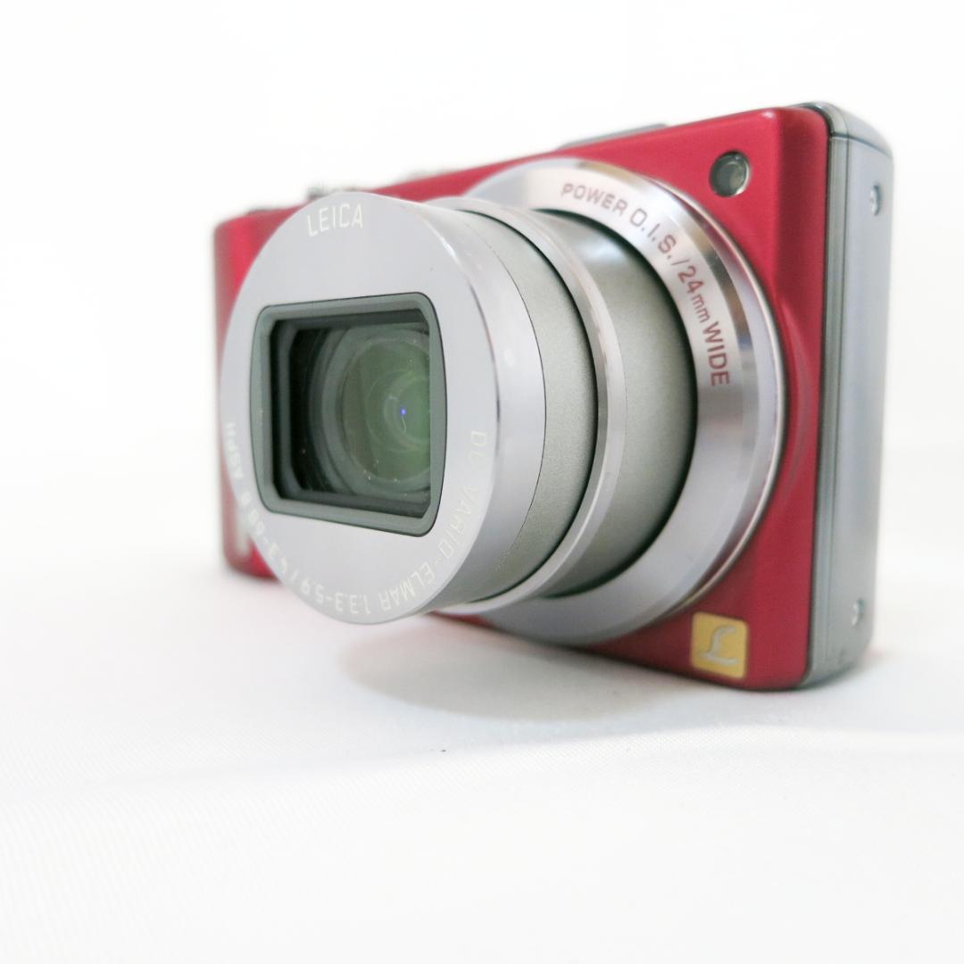 美品☆Panasonic LUMIX DMC-TZ20 デジタルカメラ レッド
