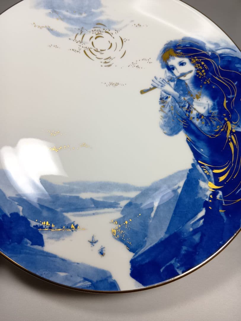 マイセン イヤープレート 2001年 ローレライ 美品 飾り皿 皿 オブジェ