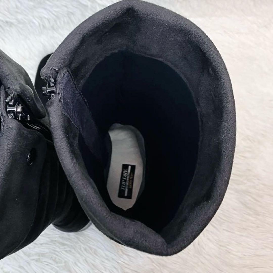 【未使用級】TOPDRY 23㌢フルジップ　ゴアテックス　スクエアロングブーツ