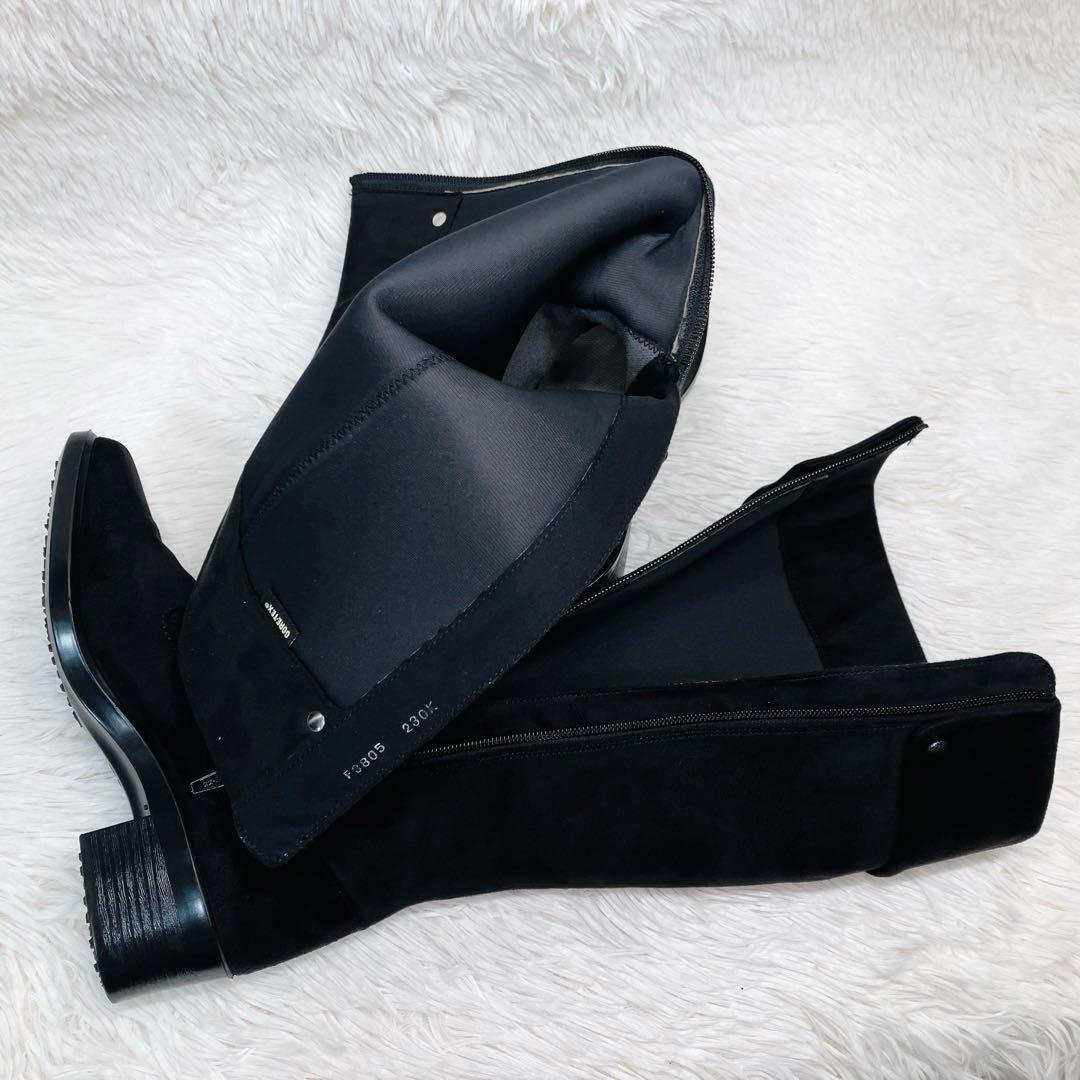 【未使用級】TOPDRY 23㌢フルジップ　ゴアテックス　スクエアロングブーツ