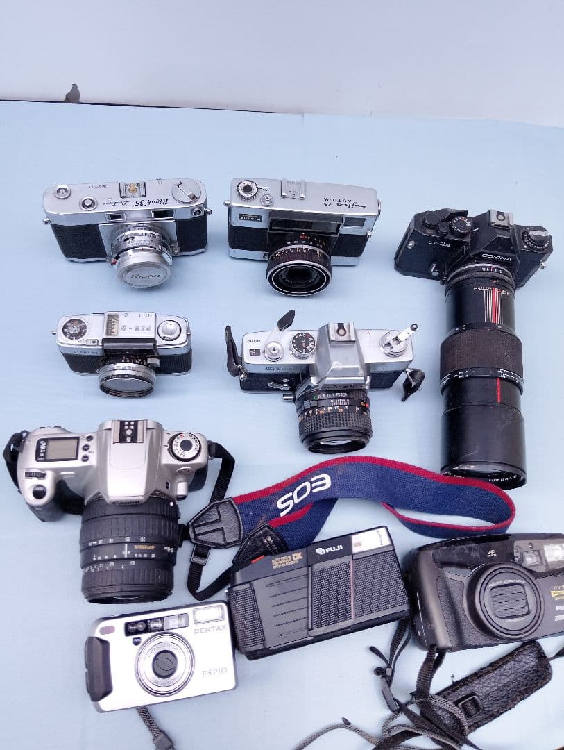 minolta　SR505ィルムカメラなどまとめて9台　ジャンク品(よ4)