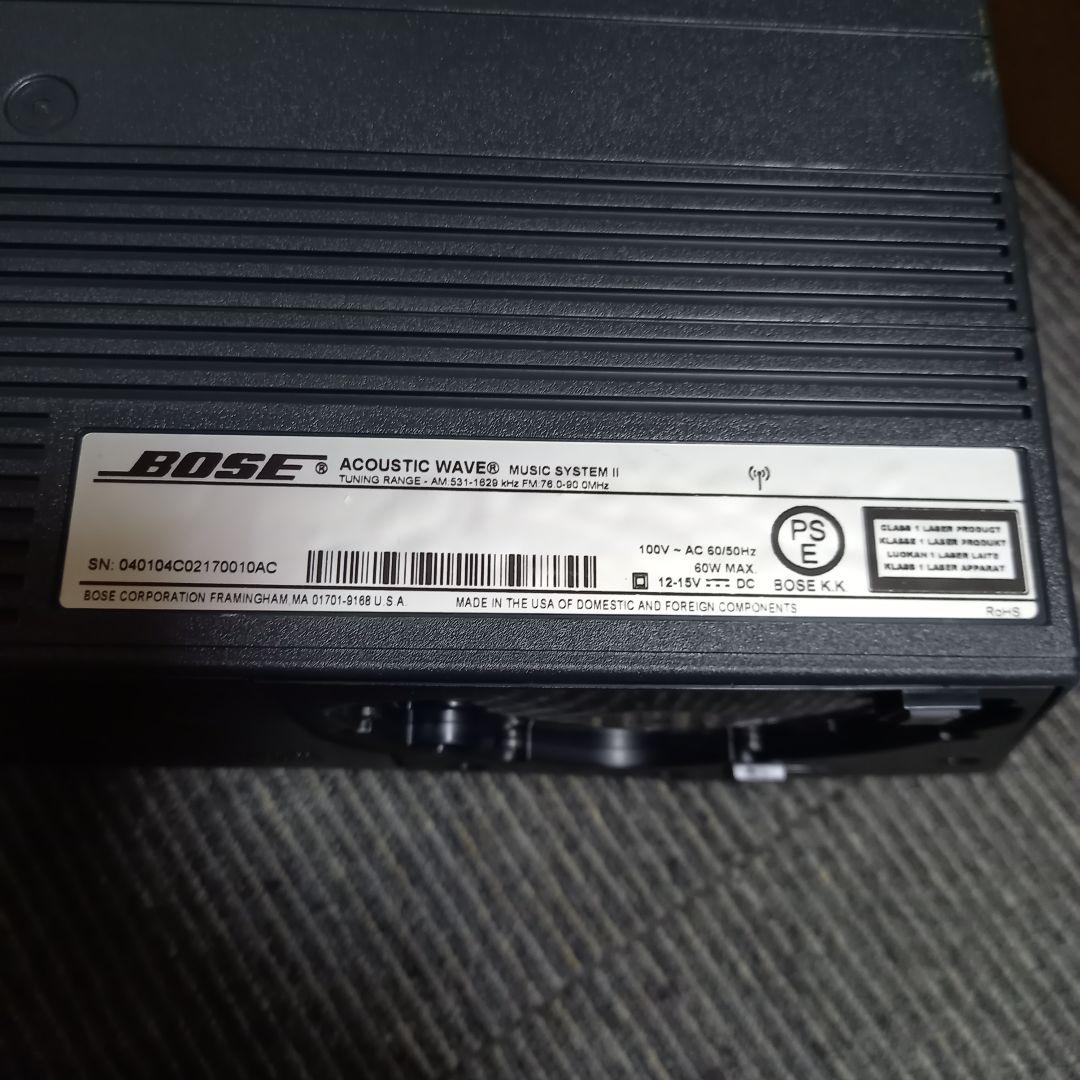 bose awms-2(D) 完動品 acoustic waveラジカセ