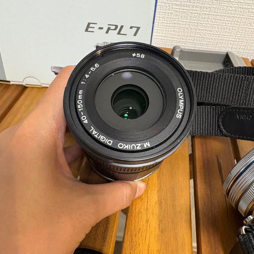 【美品】OLYMPUS PEN Lite E-PL7 ミラーレスカメラセット