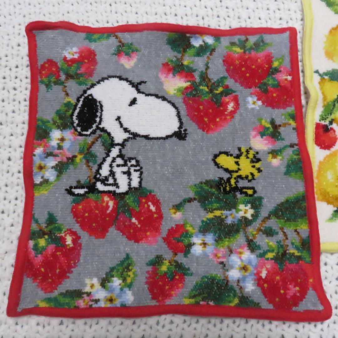 FEILERフェイラー スヌーピー タオルハンカチ ３枚セットused美品