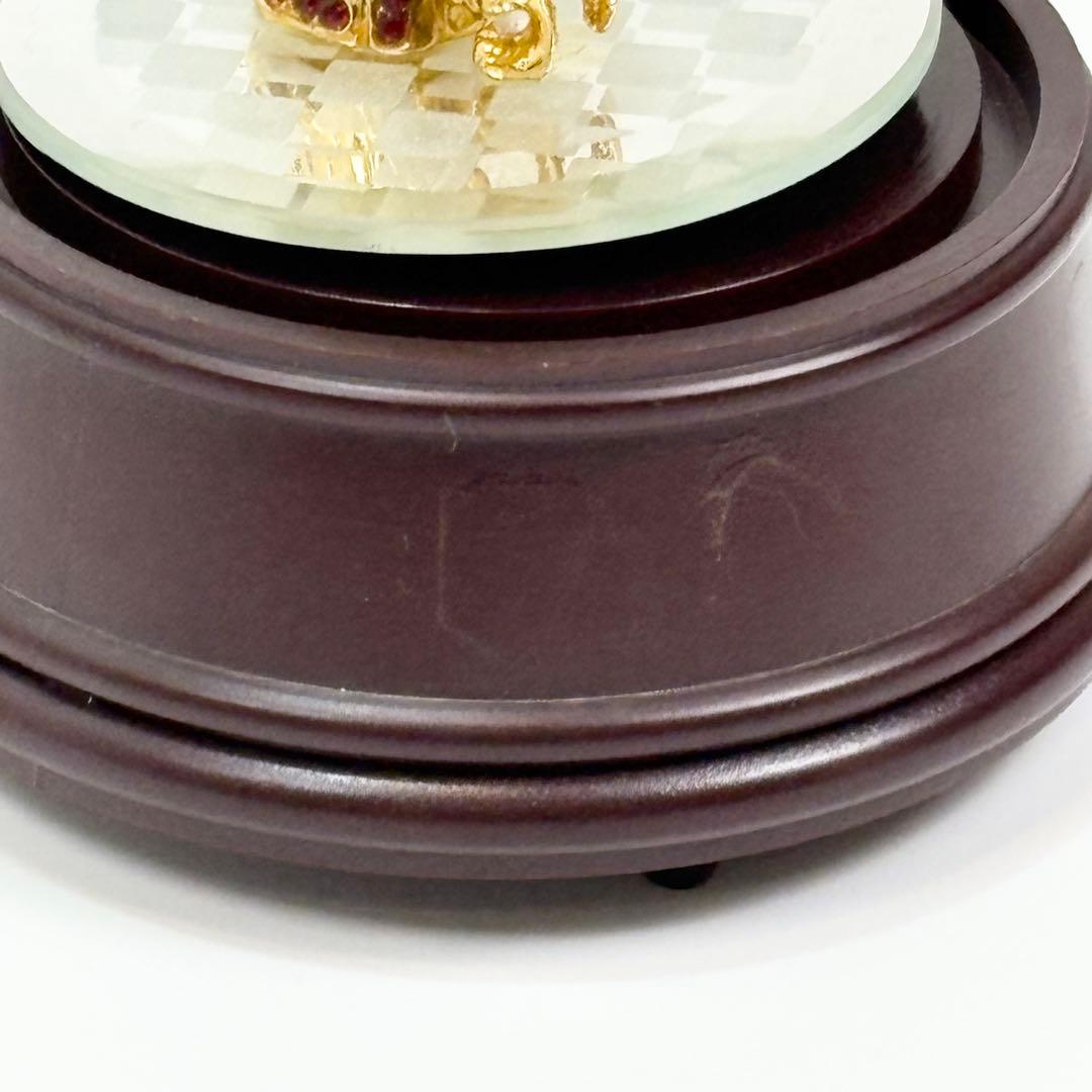 ディズニー 美女と野獣 ゴールド×パープル装飾 オルゴール 主題歌