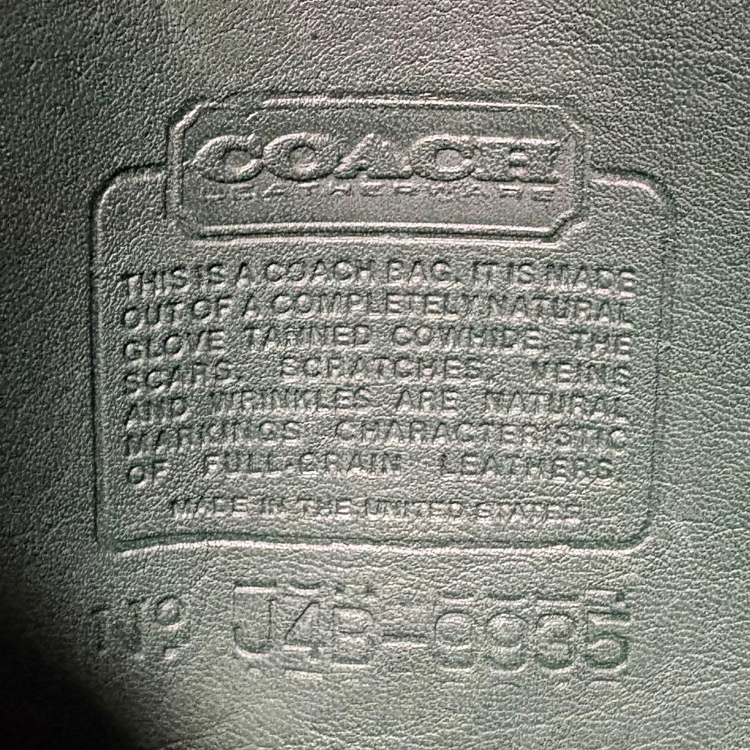 【激レア/美品】COACH オールドコーチ ショルダーバッグ USA製 9935