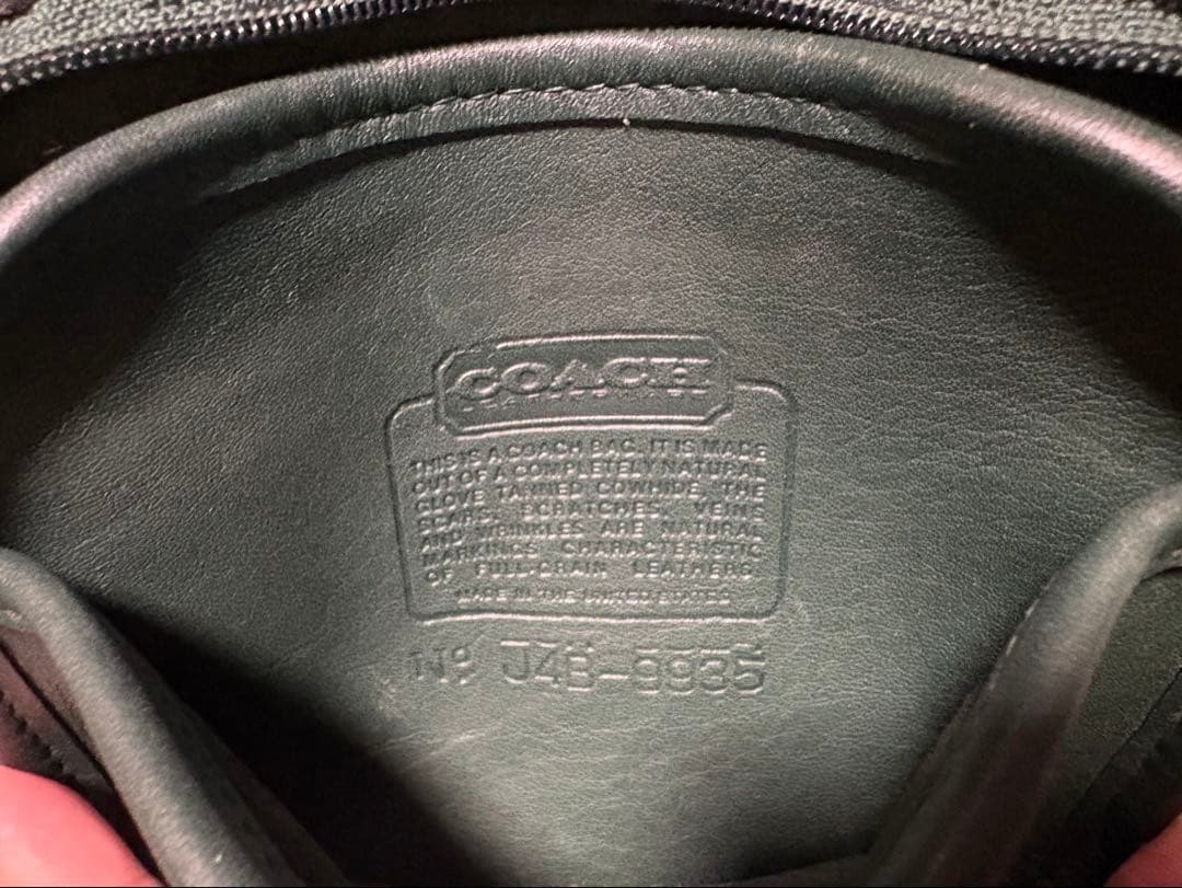 【激レア/美品】COACH オールドコーチ ショルダーバッグ USA製 9935