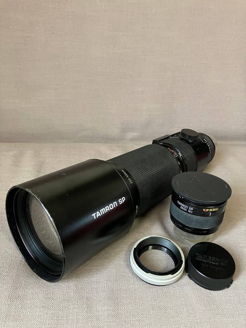 TAMRON SP 200~500mm　レンズ 、ケース 付属品付き