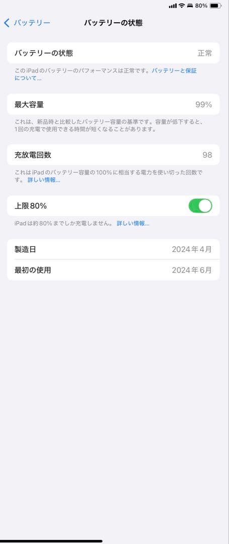 iPad Air M2 11インチ　128GB セルラー
