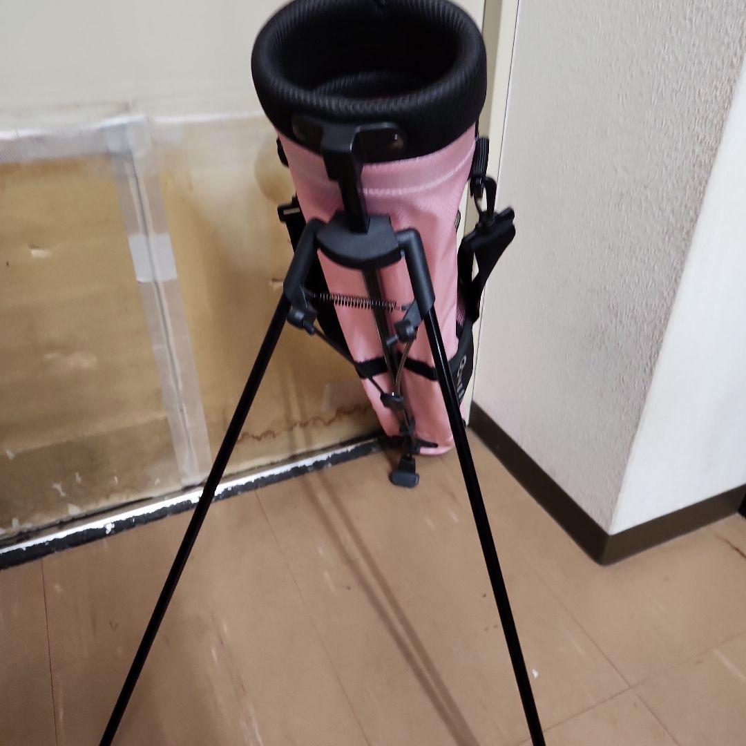 ゴルフ　セルフスタンドバッグ　ピンク 　ONESIDER