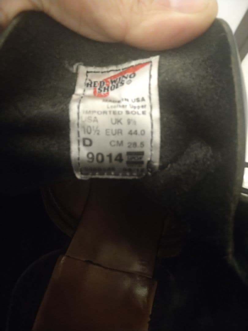 【US10.5D】レッドウイング9014 ハーフソール張替済 ベックマン