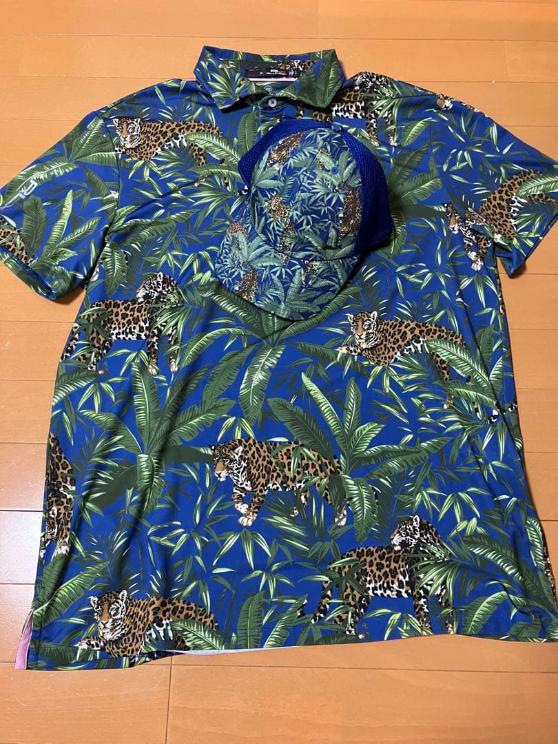⭐️新品同様⭐️RLX ラルフローレン ポロシャツ　キャップ　セット　ヒョウ　虎
