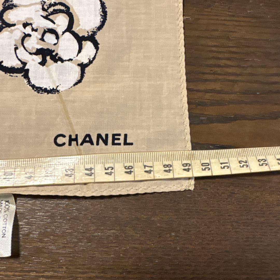 CHANEL 花柄 ハンカチ