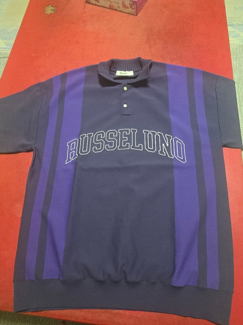 新品　半袖ポロシャツ ネイビー　サイズ5　ラッセルノ　週末限定