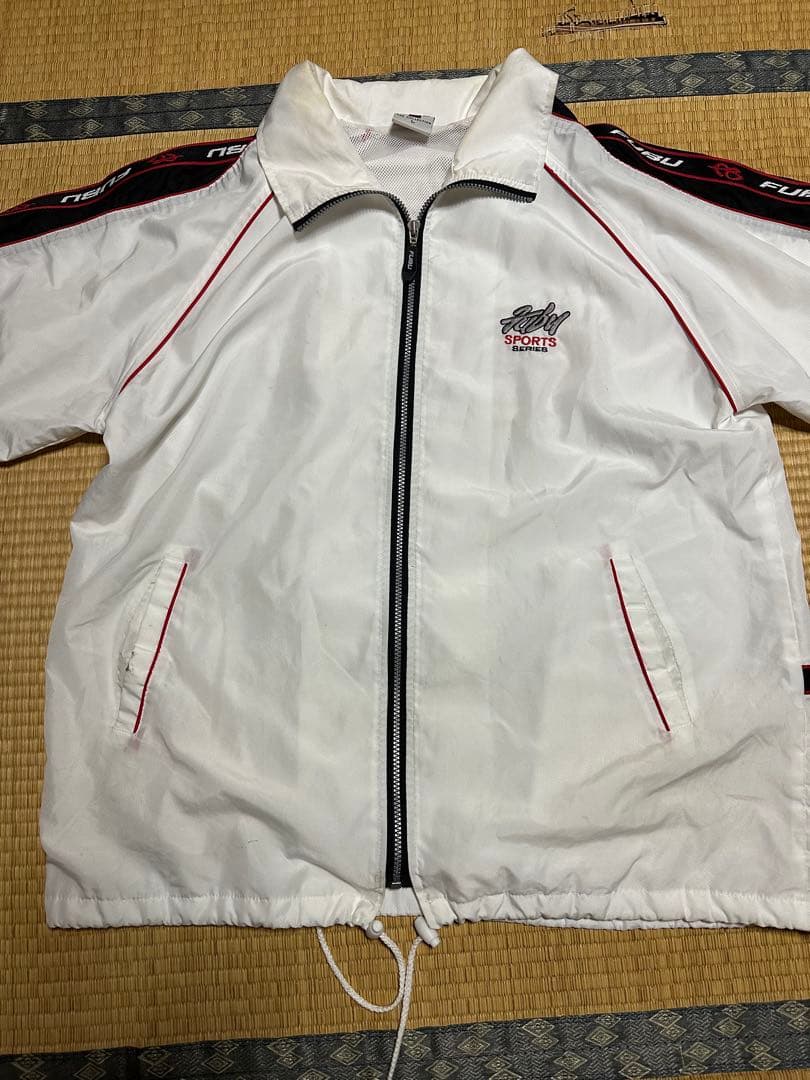 FUBU ホワイト ナイロン　セットアップ
