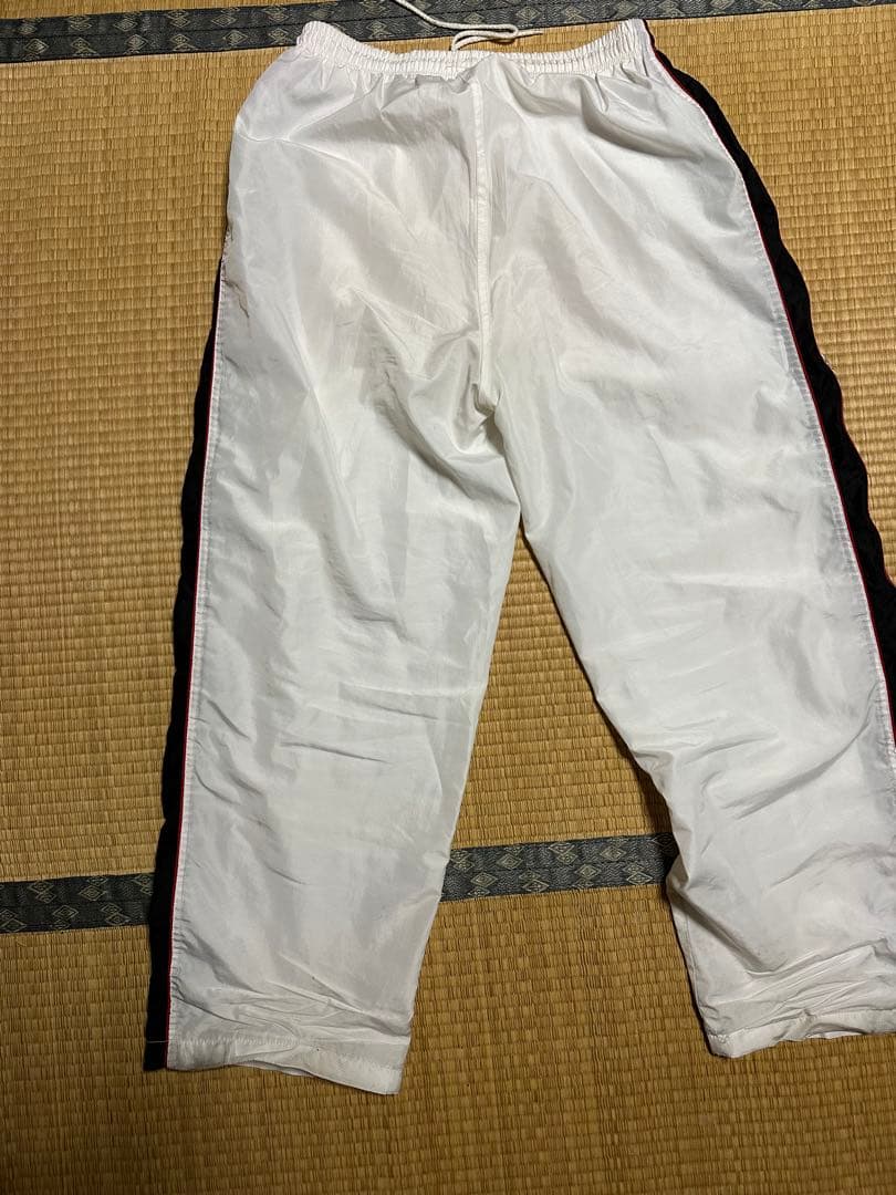 FUBU ホワイト ナイロン　セットアップ