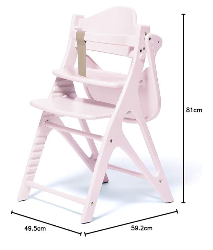 【希少色】ヤマトヤ　アッフルチェア　テーブル　ガード付　ミルキーピンク
