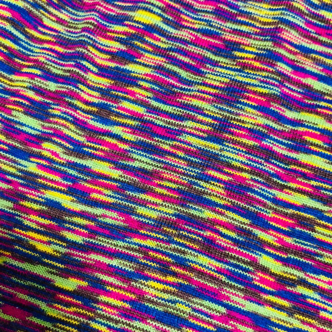 【未使用品】MISSONI ミッソーニ 長袖 ポロシャツ マルチカラー ニット