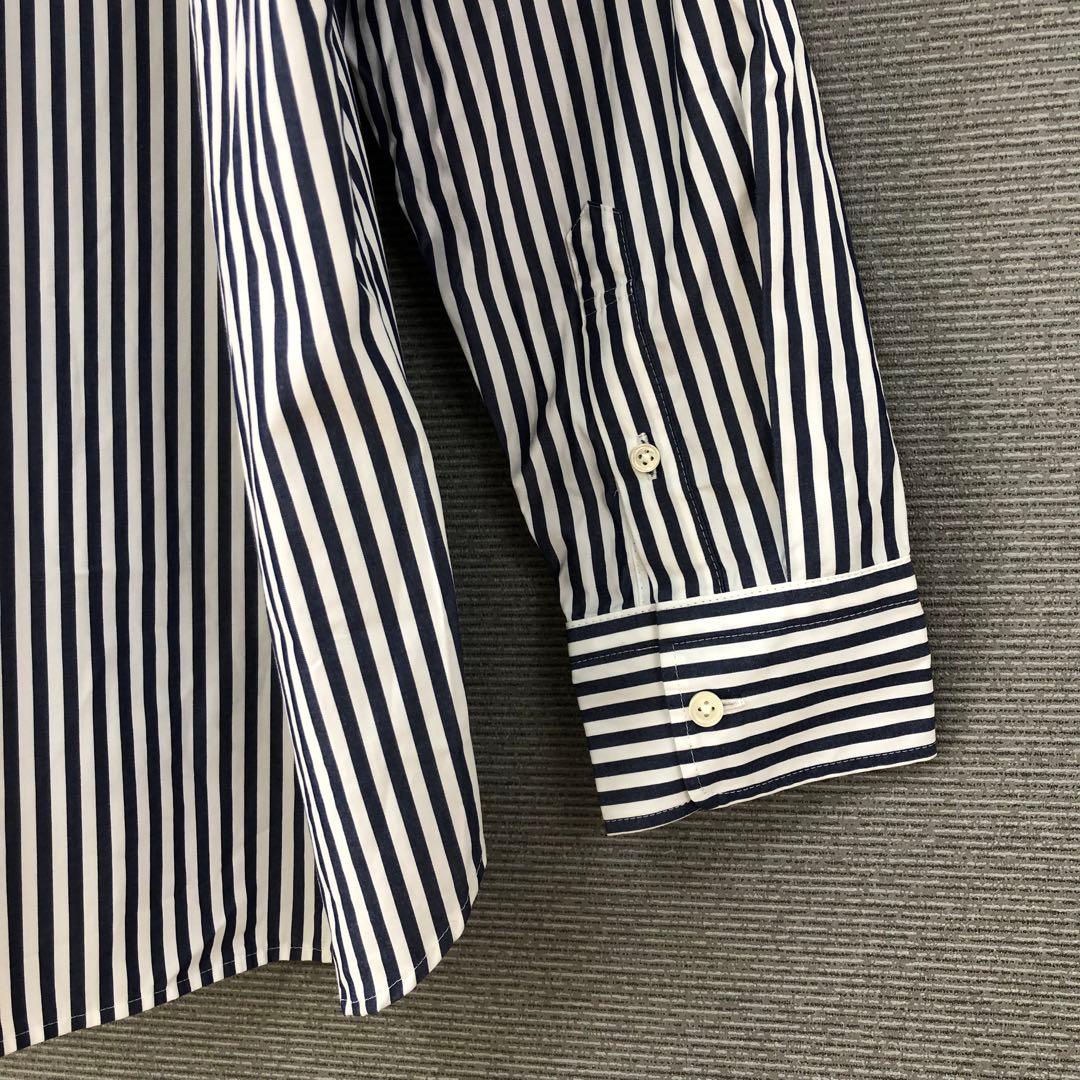 Curensology ＜＆RC＞ビッグシャツ F ネイビー ストライプ