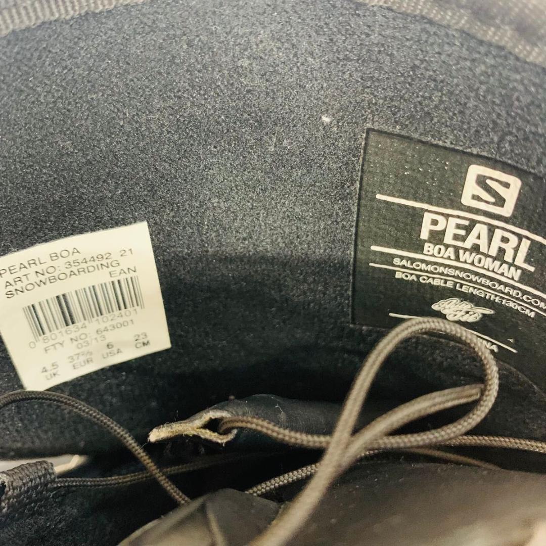 【美品】SALOMON PEARL スノーボードブーツ BOA 23cm