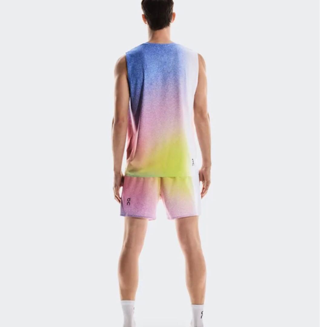 【新品未使用】on 新色 メンズMサイズ Court Shorts フェデラー