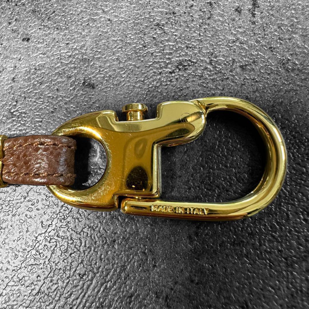希少✨ OLD GUCCI Horsebit logo keychain