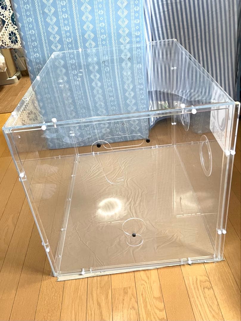 O2 Charge 通気口付き　アクリルケージ ペット用