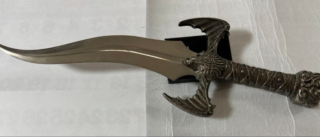 剣　刀　ソード　ダガー　竜　金属製　インテリア　コスプレ　ドラゴン