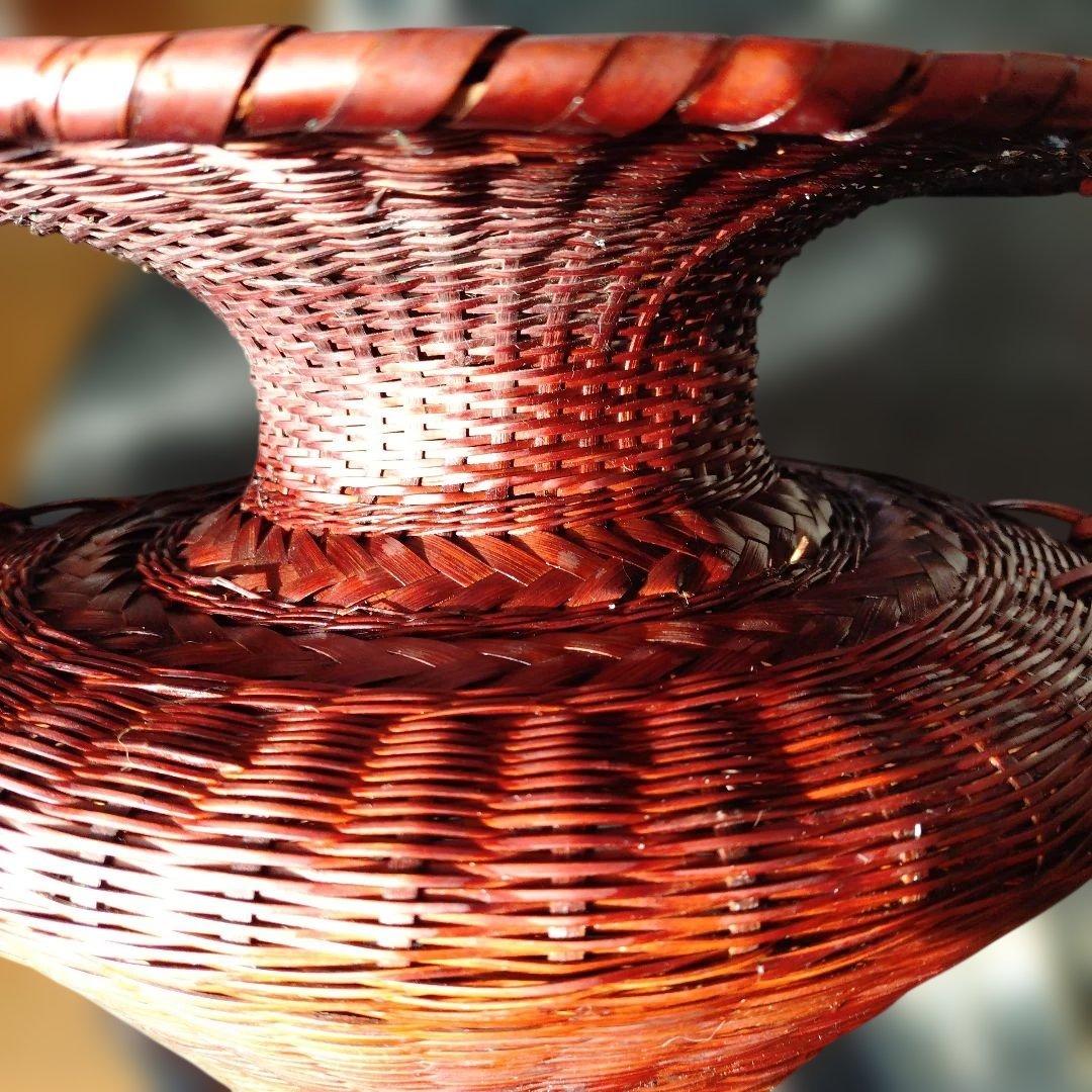 ♥♥池坊 生花 牡丹籠 花器