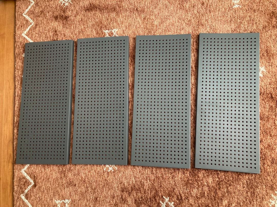 ニトリ NITORI 突っ張りシェルフ アルゴス90 ダークグレー