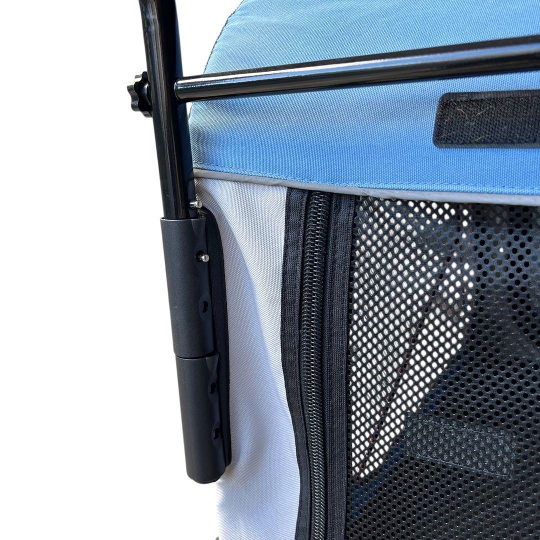 【破格・専用空気入れ付き】大型ドッグカート　ペットバギー　大型犬　多頭　折り畳み