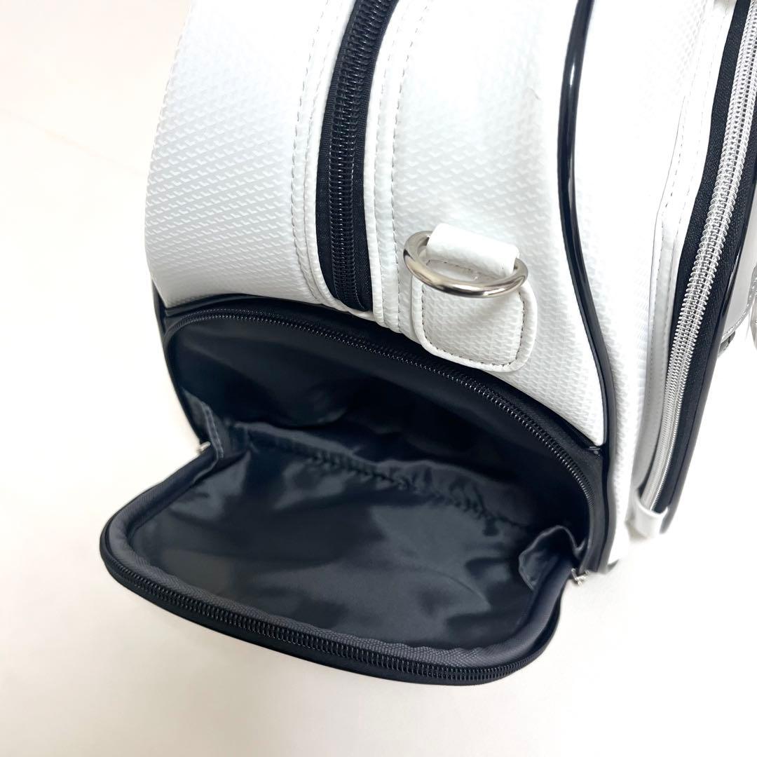 【未使用タグ付き】アダバット｜adabat ボストンバッグ ホワイト　ゴルフ